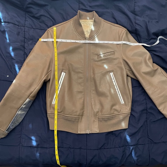 Acne Studios Brown Leather Jacket (48)